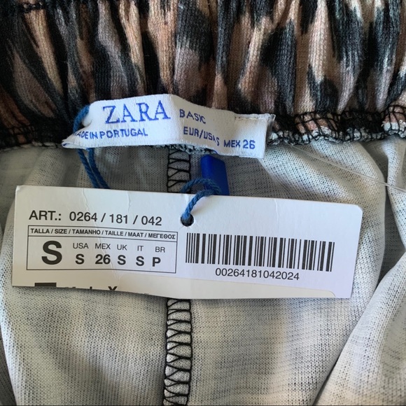 Zara Leopard Drawstring Pants - Picture 7 of 7